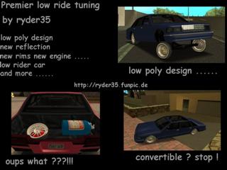 Premier Low Ride tuning